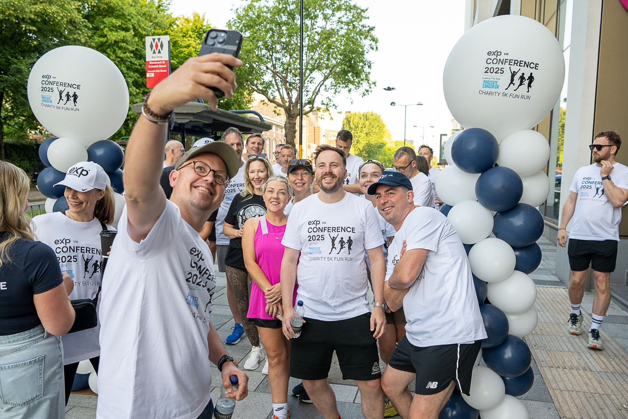 Fun run selfie at eXp UK Conference 2025