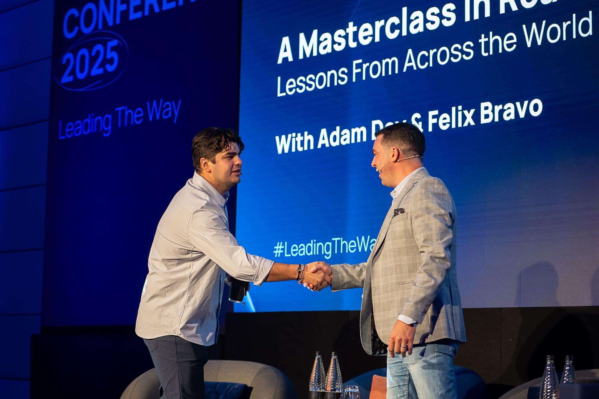 Adam Day on stage at eXp UK Conference